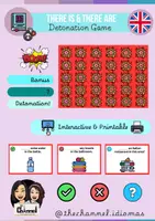 Aperçu - Jeux - THERE IS & THERE ARE – Detonation Game - Page de couverture