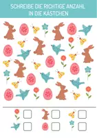Vorschau - Arbeitsblätter - Kindergarten Arbeitsblätter Ostern. Vorschule Vorlagen. - Seite 3