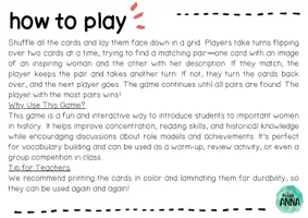 Aperçu - Jeux - Inspiring Women FIND THE PAIR - Page 2