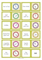 anteprima - Esercizi - Daily routine & Telling the time growing package (English) / La routine quotidiana e l'indicazione dell'ora pacchetto di crescita (inglese) - Pagina 3