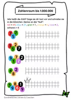 Vorschau - Arbeitsblätter - Aufgaben im Zahlenraum 1 Million - Seite 1