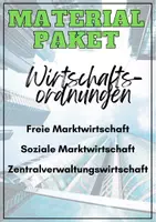 Vorschau - Stundenentwürfe - PAKET | Wirtschaftsordnung: Freie und Soziale Marktwirtschaft, Zentralverwaltungswirtschaft - Seite 1