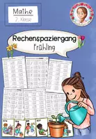 Vorschau - Stationenlernen - Rechenspaziergänge Frühling ZR 1000 | Materialpaket Klasse 3 - Seite 1