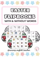 Vista previa - Manualidades / Dibujos para colorear - EASTER FLIPBOOKS (WITH & WITHOUT WORDS) - Portada