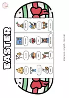 Vista previa - Manualidades / Dibujos para colorear - EASTER FLIPBOOKS (WITH & WITHOUT WORDS) - página 2