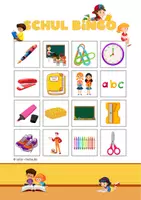 Vorschau - Spiele - Schul-Bingo für bis zu 30 Schüler - Seite 1