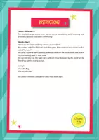 anteprima - Flashcard - Scotland I have... Who has...? - vocabulary game (English) / Scozia Ho... Chi ha...? - gioco di vocabolario (inglese) - Pagina 3