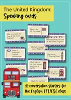 anteprima - Materiale di supporto/inclusione - United Kingdom Speaking Cards / Carte di conversazione (Inglese) - Pagina 1