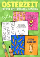 Vorschau - Arbeitsblätter - Frohe Ostern Doodle Karten zum Ausmalen & Basteln im Frühling - Deckblatt