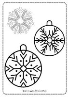 anteprima - Materiale per pittura e bricolage - Decorazioni per finestre: Ghirlanda di palline di Natale - Pagina 2