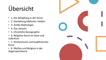 Vorschau - Präsentationen/Tafelbilder - Religiöse Kunst im Islam und Judentum - Präsentation - Seite 1
