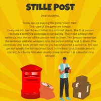 Vorschau - Fördermaterial/Inklusion - Stille Post DAF DAZ (DEUTSCH ENGLISCH) - Seite 1
