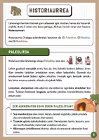Vista previa - Hojas de trabajo - Historiaurrea/Prehistoria - Portada