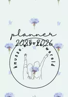Voorbeeld - Lerarenplanner 2025-2026 (pastelblauw) - Pagina 1