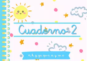 Vista previa - Hojas de trabajo - CUADERNO 2 DE INICIO A LA LECTURA - Portada