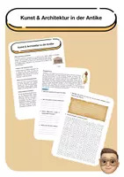 Vorschau - Arbeitsblätter - Kunst & Architektur in der Antike - Deckblatt