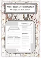 Vorschau - Arbeitsblätter - Meine besondere Eigenschaft (Am Beispiel vom Buch "Momo") - Deckblatt