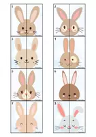 Aperçu - Apprentissages en autonomie - 🐰 Atelier Lapin Jeu observation Puzzle - Page 1