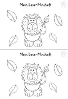 Vorschau - Arbeitsblätter - Lese-Miniheft Wörter lesen (1) - Seite 2