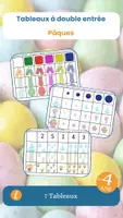Aperçu - Apprentissages en autonomie - Tableaux à double entrée Pâques – Logique et repérage spatial – Maternelle GS CP - Page de couverture