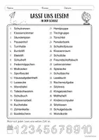 Vorschau - Arbeitsblätter - Lasst uns Lesen - In der Schule - Seite 3