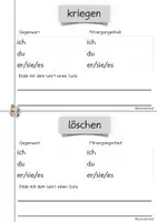 Vorschau - Arbeitsblätter - Sparpaket: Zeitformen mit Basisgraphemen - Seite 3