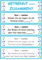 Vorschau - Fördermaterial/Inklusion - Deutsch: getrennt oder zusammen? - Übungskarten - Seite 2