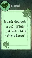 Vorschau - Test - Leseüberprüfung "Ich hätte Nein sagen können" bis zum Ende - Deckblatt