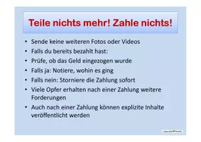 Vorschau - Präsentationen/Tafelbilder - Erste Hilfe bei Erpressung und und Cybergrooming - Seite 2