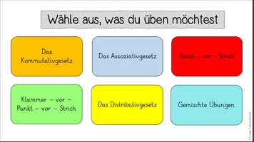 Vorschau - Arbeitsblätter - Rechengesetze - Interaktive Übungs-PDF - Seite 2