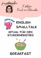 Vorschau - Präsentationen/Tafelbilder - Ritual Smalltalk: "breakfast" - Einstieg in den Englischunterricht - Deckblatt