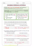 Vorschau - Arbeitsblätter - Sachaufgaben üben Klasse 5 - Multiplizieren und Dividieren - Seite 2