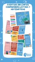 Vista previa - Hojas de trabajo - AVENTURA SIN LÍMITES. ACTIVIDADES COMPRENSIÓN LECTORA Y MATEMÁTICAS - Portada