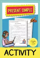 Προεπισκόπηση - Φύλλα εργασίας - Daily Routine: Present Simple Activity / Καθημερινή ρουτίνα: Δραστηριότητα - Εξώφυλλο