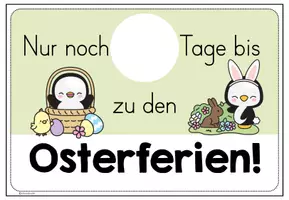 Vorschau - Anderer Materialtyp - Osterferien Countdown für deine Pinguinklasse - Seite 3
