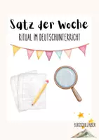 Vorschau - Unterrichtsreihen - Materialpaket Wortarten - Deckblatt