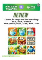 Vista previa - Hojas de trabajo - 3P Natural Science Matter and State changes - Portada