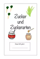 Vorschau - Arbeitsblätter - Selbstlernheft Zucker - Deckblatt