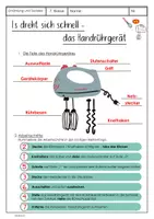 Vorschau - Arbeitsblätter - Handrührgerät - Ernährung und Soziales ES - Seite 2