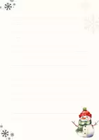 Vorschau - Mal- und Bastelvorlagen - Briefpapier - Winter - Deckblatt