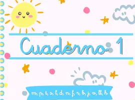 Vista previa - Hojas de trabajo - CUADERNO 1 DE INICIO A LA LECTURA - Portada