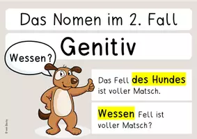 Vorschau - Poster - 4 Fälle der Nomen (Gruppenarbeit, Poster, Tafelmaterial) - Seite 2