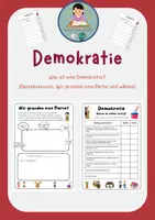 Vorschau - Arbeitsblätter - Demokratie - Klassenversuch: Wir gründen eine Partei! - Deckblatt