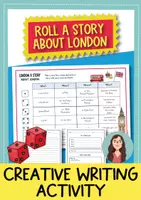 Προεπισκόπηση - Φύλλα εργασίας - Roll a story about London: creative writing activity; 2 διαφοροποιημένα (Αγγλικά) - Εξώφυλλο