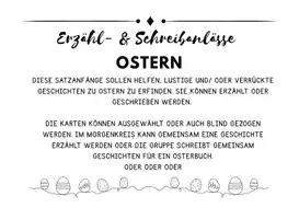 Vorschau - Fördermaterial/Inklusion - Erzähl- und Schreibanlässe zu Ostern (Ideen/ Satzanfänge) - Seite 1