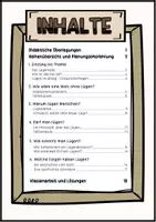 Vorschau - Stundenentwürfe - Wahrheit und Lüge Ethik Klasse 5 6 7 - Seite 1