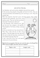 anteprima - Schede informative - Past Simple: Reading text + exercises (English) / Past Simple: lettura del testo + esercizi (Inglese) - Pagina 1