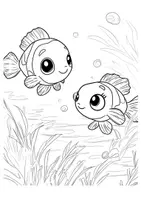 Vorschau - Arbeitsblätter - Kunst Fische Ausmalbilder Kunstidee zum Ausmalen - Seite 2