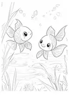 Vorschau - Arbeitsblätter - Kunst Fische Ausmalbilder Kunstidee zum Ausmalen - Seite 3