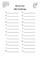 Vorschau - Arbeitsblätter - Read and Rhyme with Brown Owl - ABC CHALLENGES - Seite 1